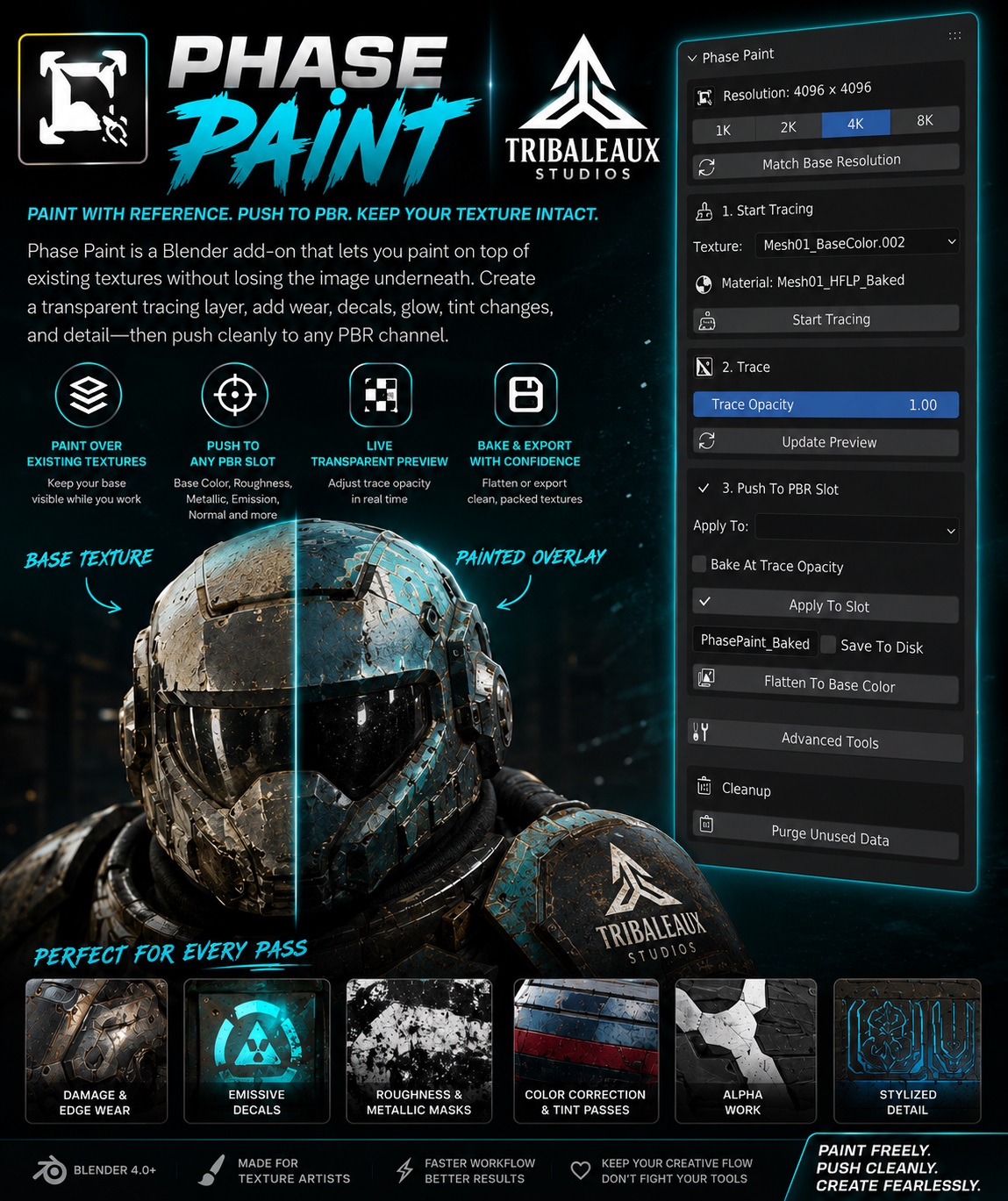 Phase Paint — Blender add-on overview and interface